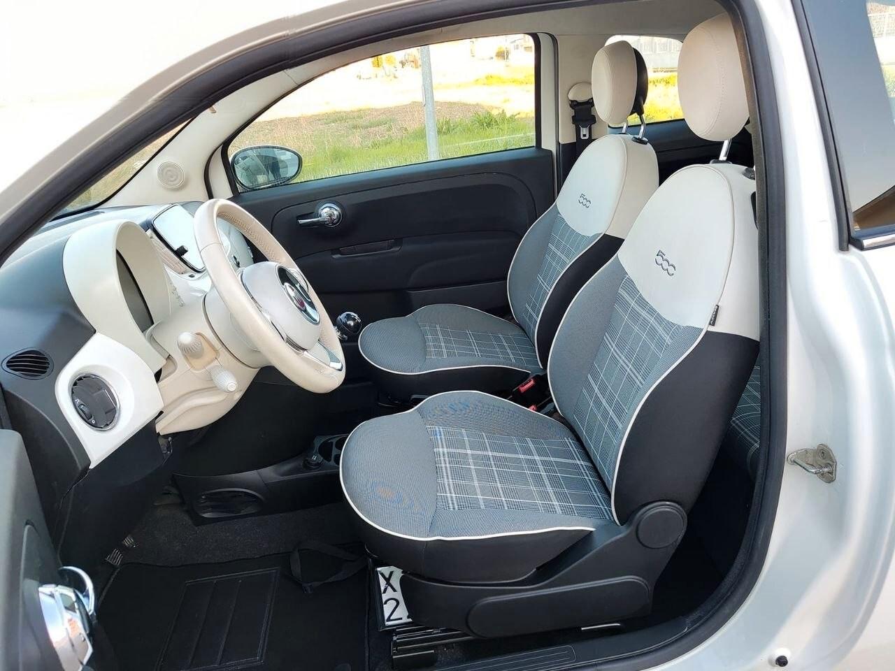 Fiat 500 Lounge 1.2 Fire 02/20, km 75.190