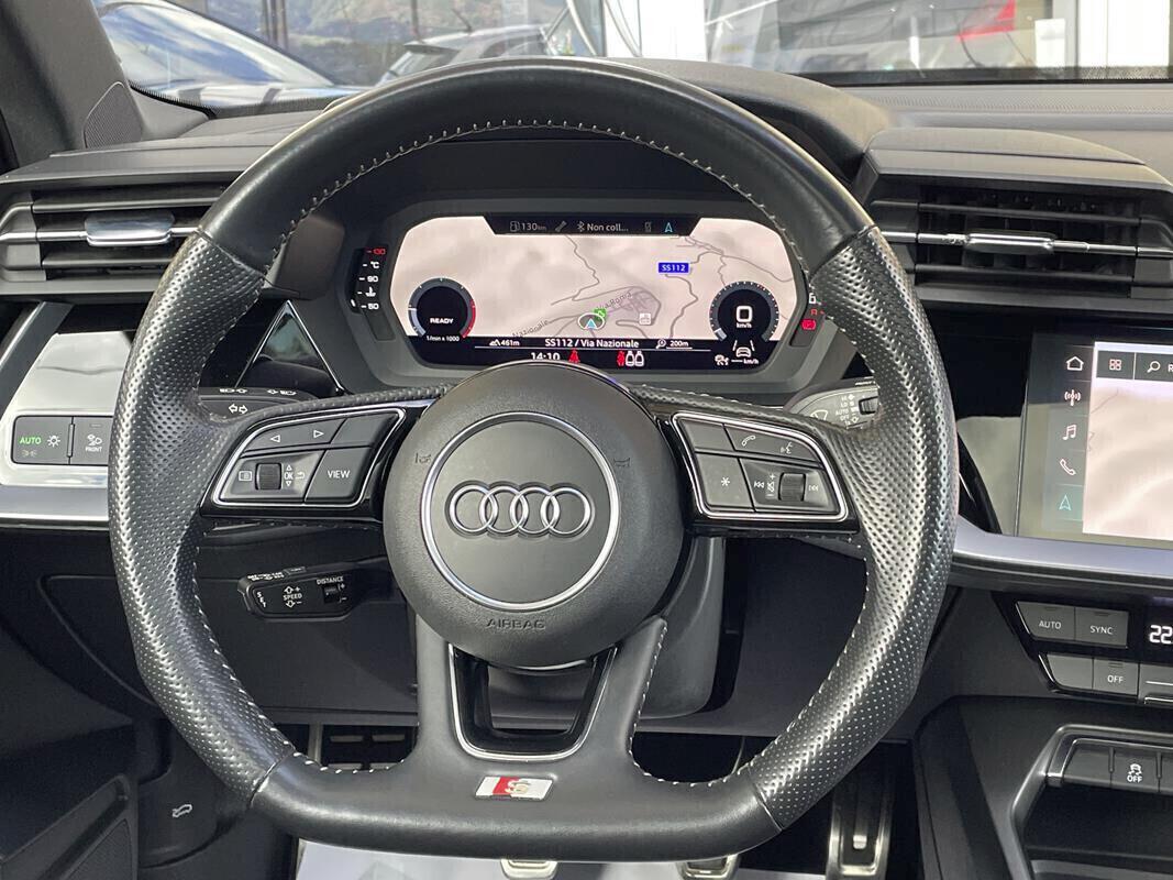 Audi A3 SPB 30 2.0 TDI Adavanced S-Line Tetto Apribile Navi Fari Full Led Aziendale ufficiale Audi Italia