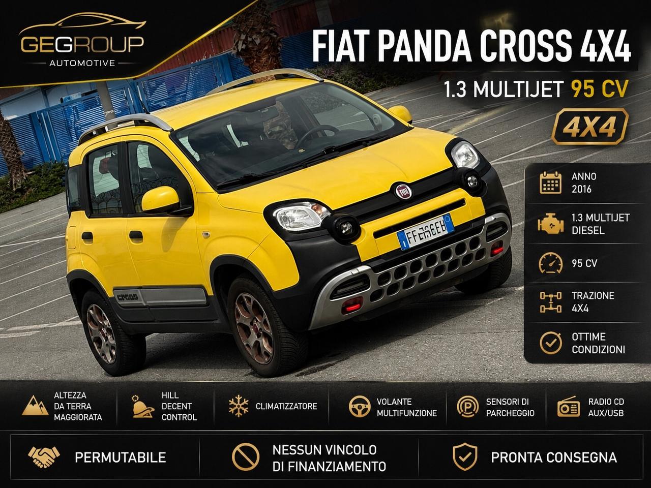 Fiat Panda Cross 1.3 MJT 95 CV S&S 4x4