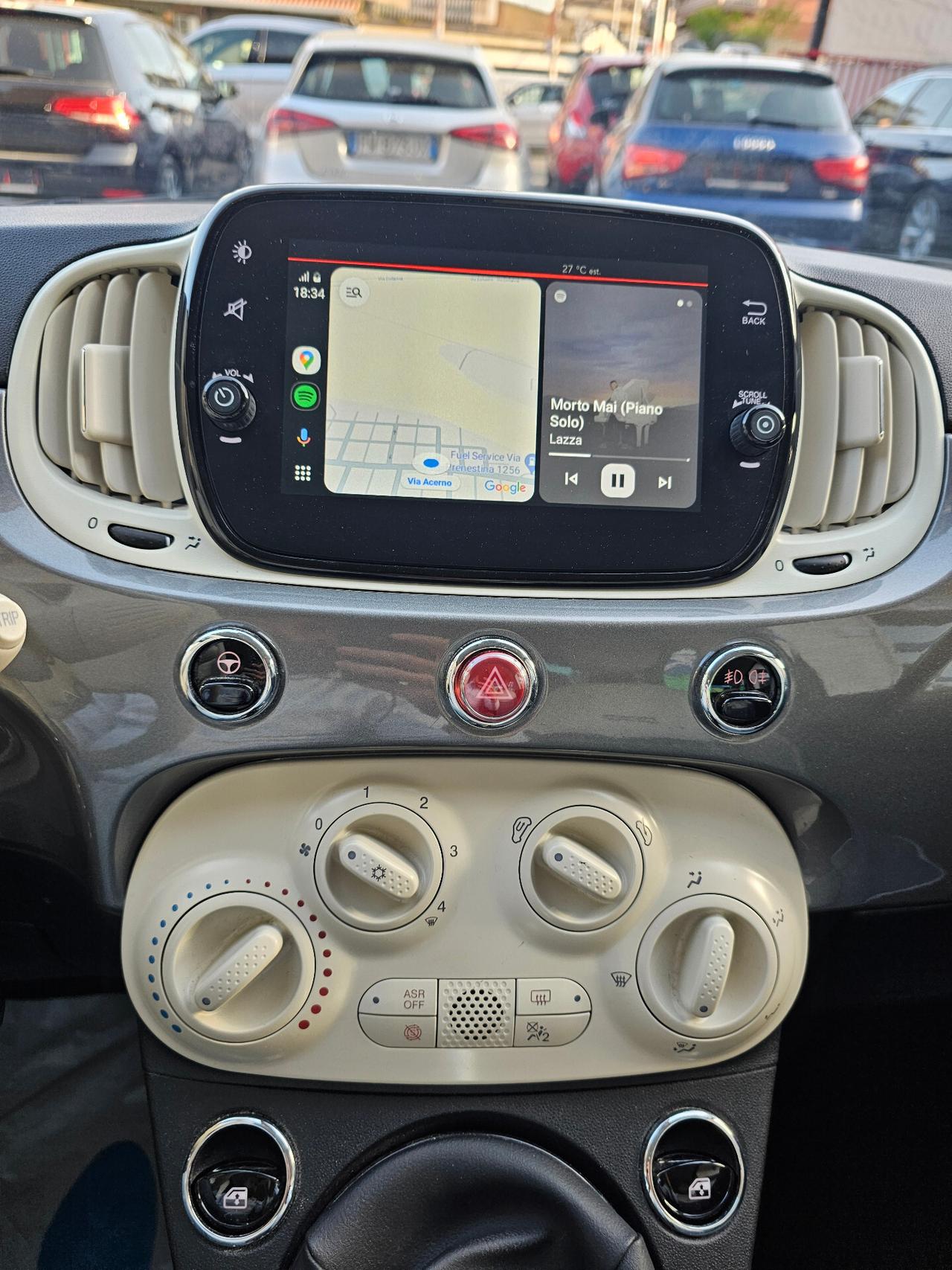 Fiat 500 1.0 Hybrid Lounge TAGL CERT UC 7 ANDROID/APPLE NEOPAT OK