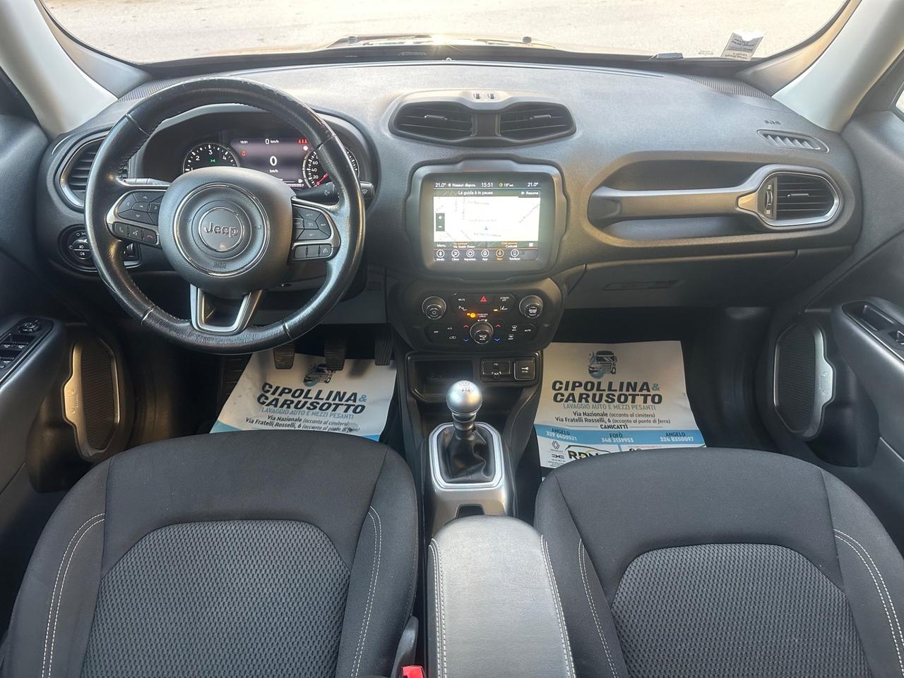 Jeep Renegade 1.6 Mjt 120 CV Limited 12/2018 KM 151772 CERT1 1PROP