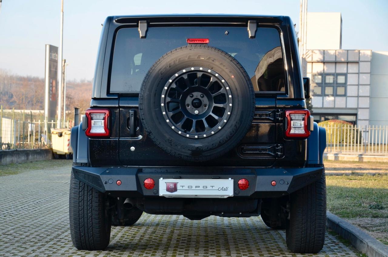 JEEP WRANGLER SAHARA 2.2 MJT 200cv AT8, UNICOPROPRIETARIO, SERVICE DIMOSTRABILI, UFF ITALIANA, SOFT TOP, PEDANE, HI-FI ALPINE, RETROCAMERA, PERMUTE