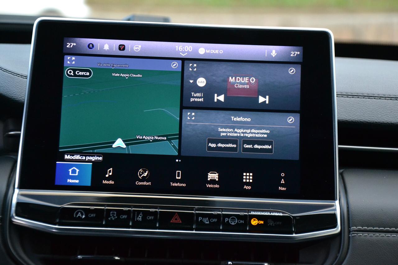 Jeep Compass 1.6 MJT 130CV S TETTO+PELLE+FULL LED+NAVI+RCAM+PDC