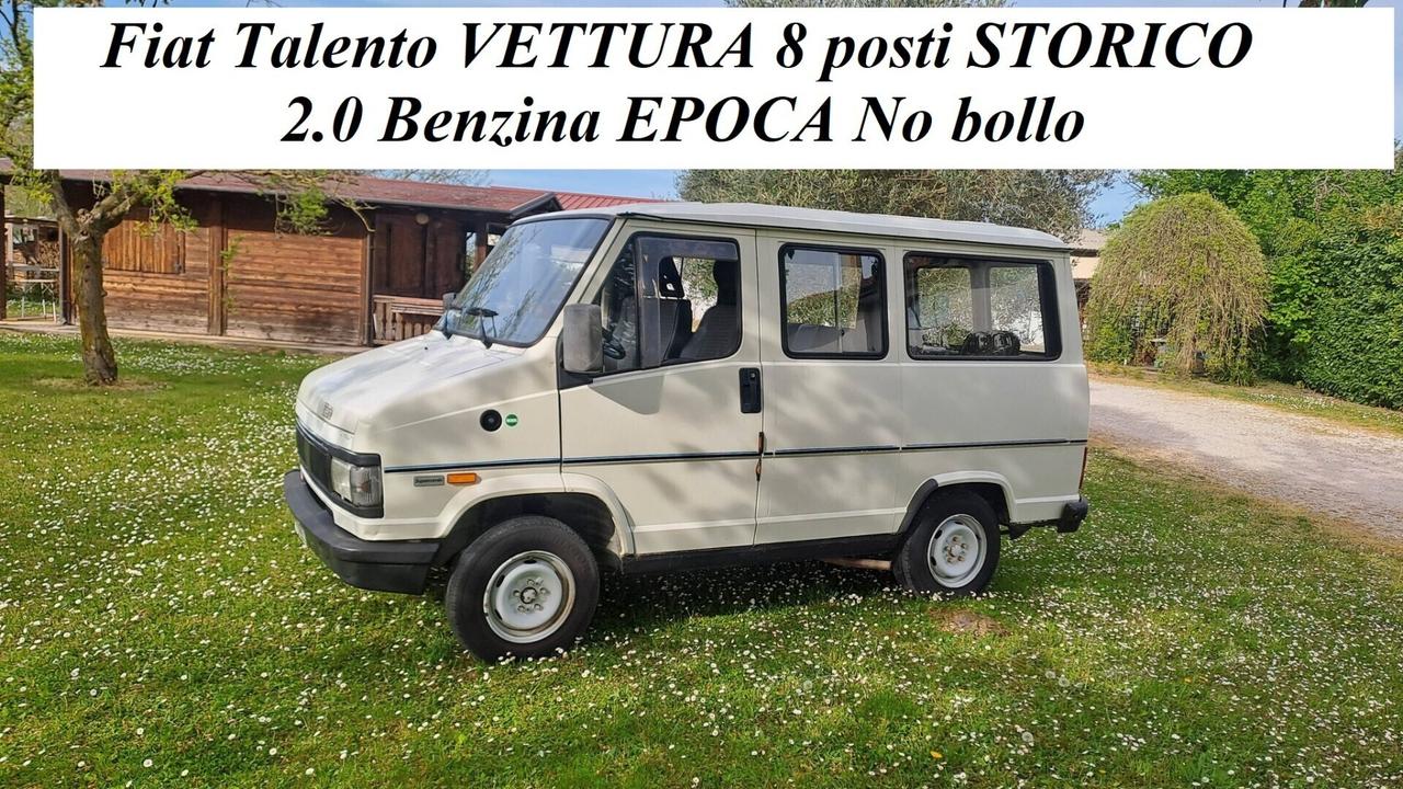 Fiat Talento 2.0 benz VETTURA STORICO