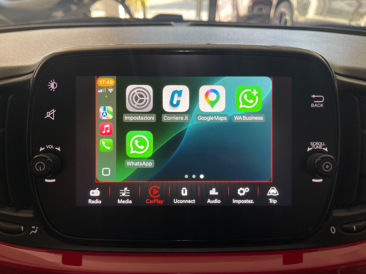 FIAT 500 LOUNGE 1.3 MJT 95CV CARPLAY TETTO 2016