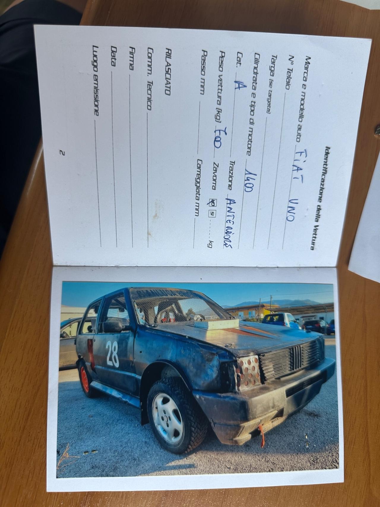 Fiat Uno Autocross Pronto Gara