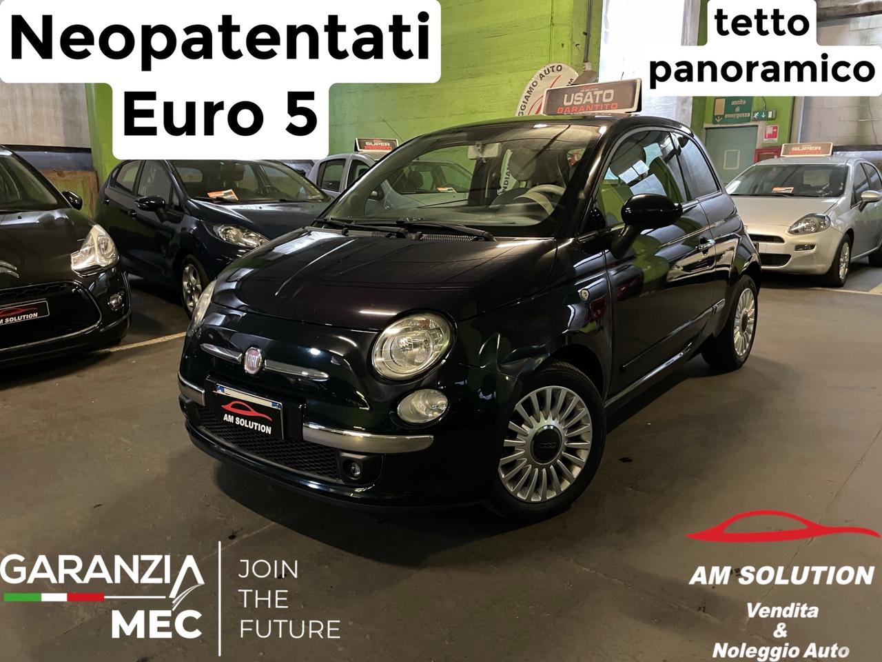 Fiat 500 1.2 Neopatentati Euro 5 Tetto Panoramico