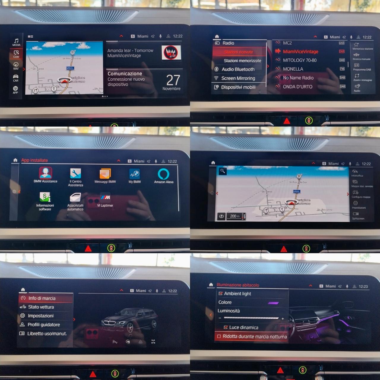 BMW 330d 48V Touring Msport *TETTO*SEDILI M3*GANCIO*LIVE