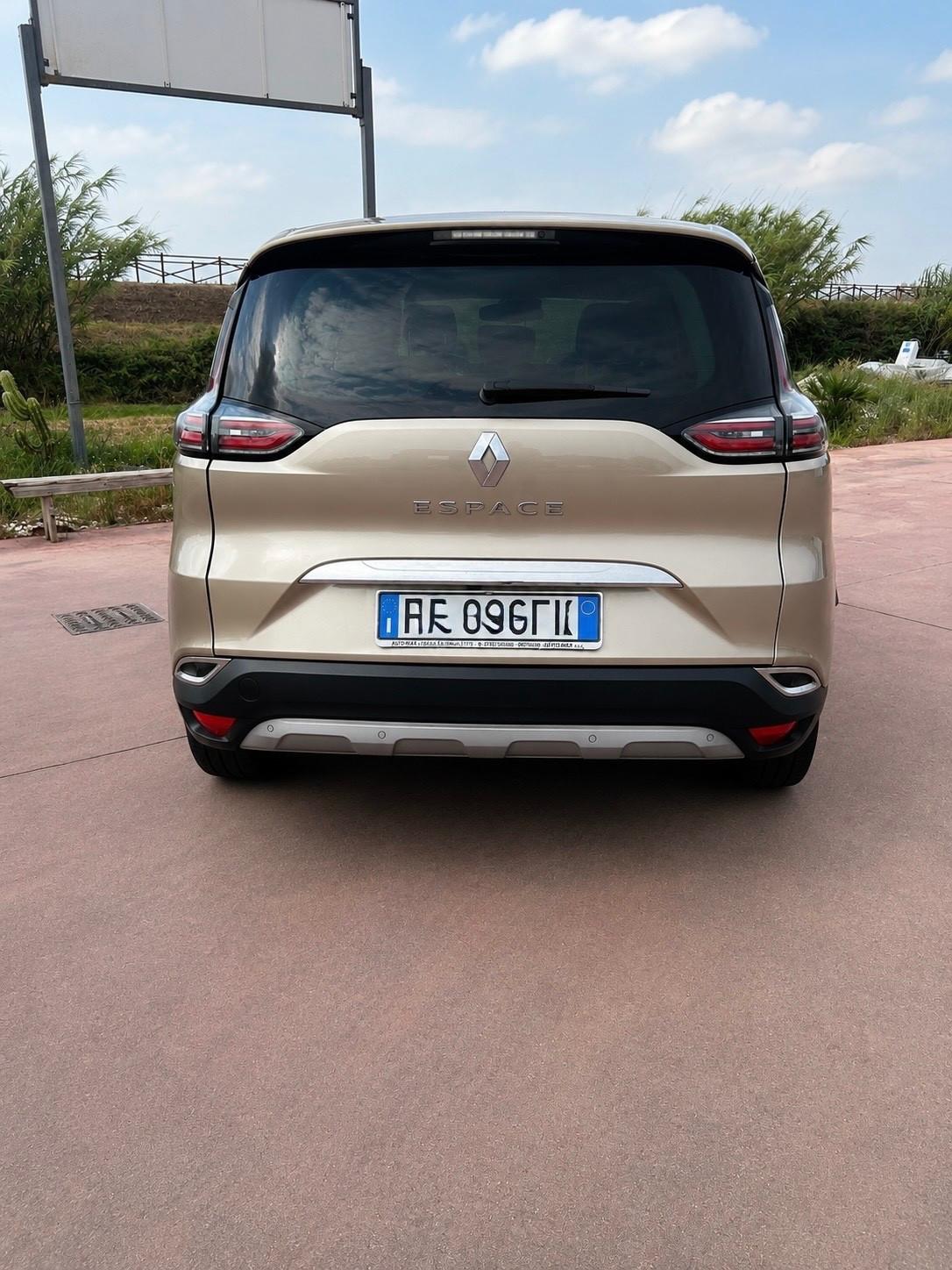 RENAULT ESPACE 1.6 dCi 160 CV EDC INITIALE PARIS 4CONTROL – 7 POSTI – UNICOPROPRIETARIO