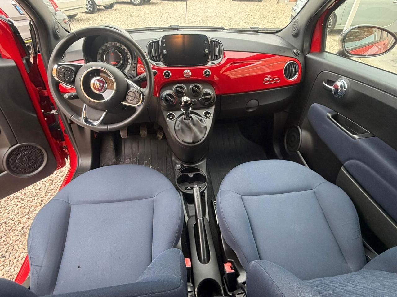 Fiat 500 1.0 Hybrid Red