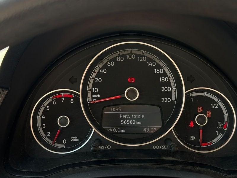 Volkswagen up! up! 5p 1.0 eco up! BENZ/METANO 68cv ROSSO TORNADO