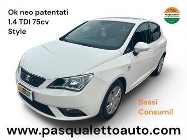 SEAT Ibiza 1.4 TDI 75 CV CR 5p. Style