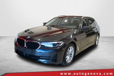 BMW 518D TOURING 136CV STEPTRONIC BUSINESS ADVANTAGE ( FARI LED ADATTIVI - BMW DIGITAL COCKPIT - ACTIVE CRUISE - PELLE - AMBIENT LIGHTS - NAVI - MIRROR - PARK ASSISTANT - TELECAMERA POST. )