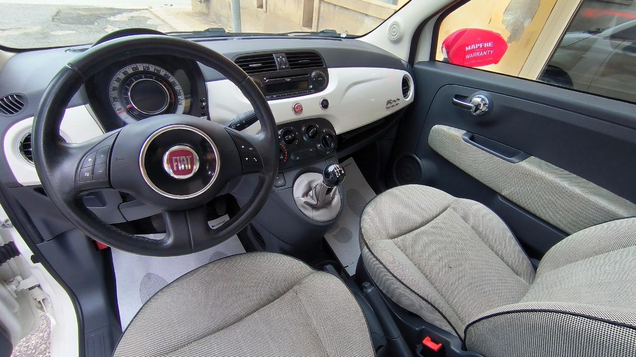 Fiat 500 1.2 Lounge-2010-UNIPROPRIETARIO- 44.000 KM