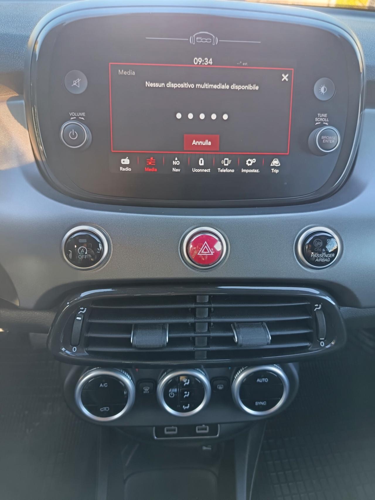Fiat 500X 1.3 MultiJet 95 CV Sport "FINO AL 15/08 P.P. INCLUSO NEL PREZZO"