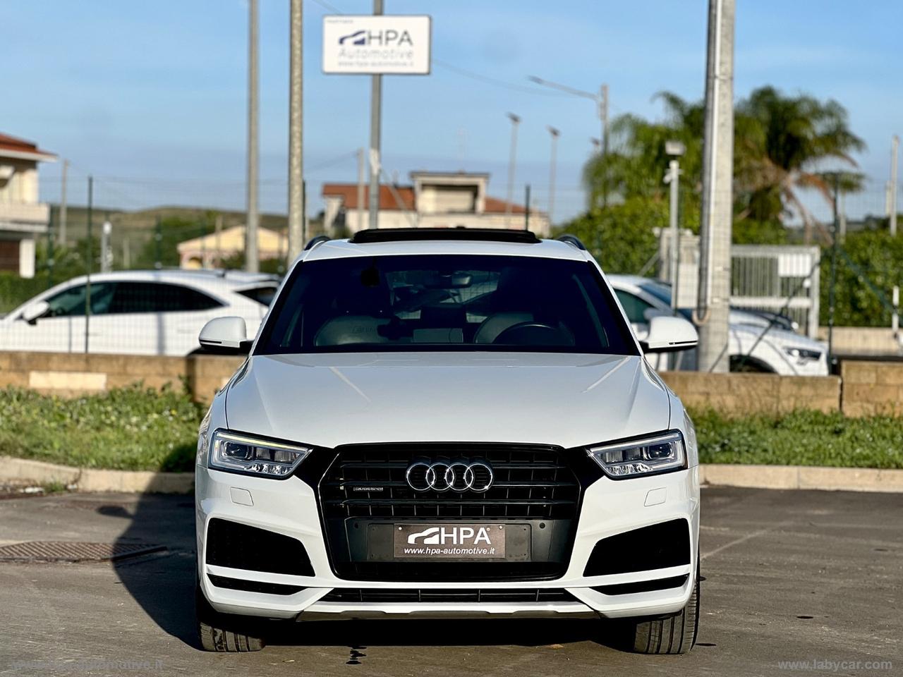 AUDI Q3 2.0 TDI 150CV QUATTRO S-LINE TETTO LED PELLE RETROCAMERA CERCHI 18