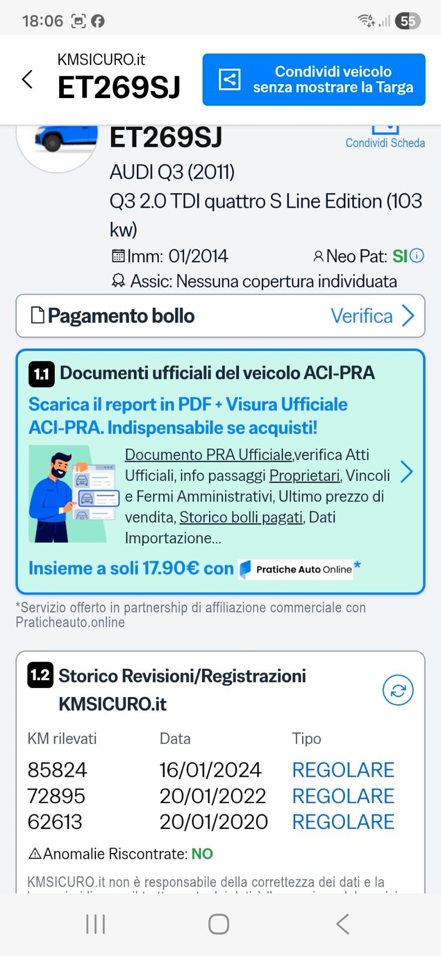 Audi Q3 2.0D 4x4 Edition perfetta e garantita 12M