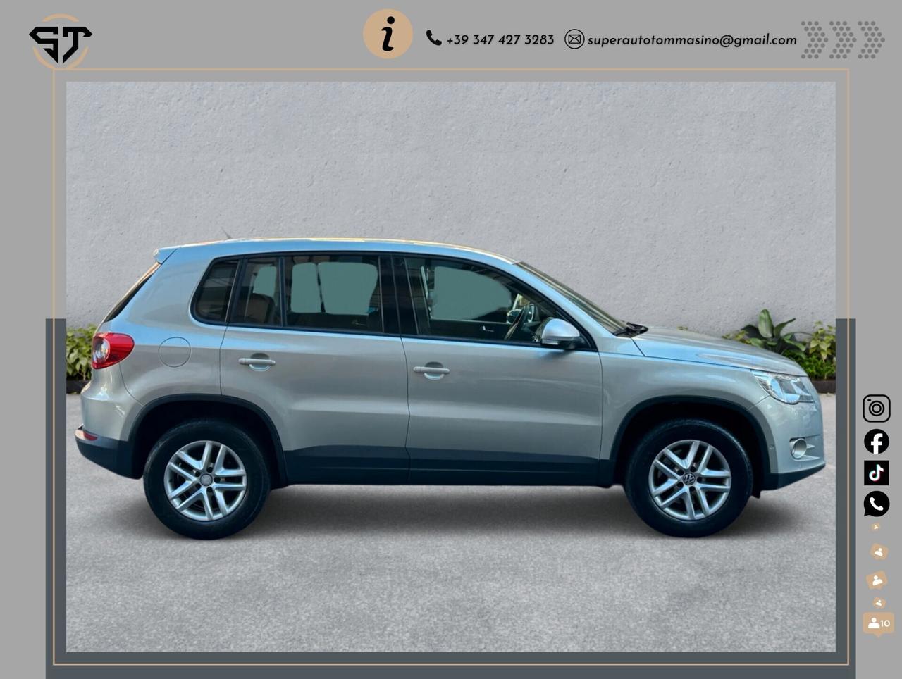 Volkswagen Tiguan 1.4 TSI Trasportabile in Italia