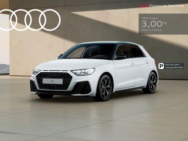 Audi A1 sportback 30 1.0 tfsi identity black 116cv s-tronic