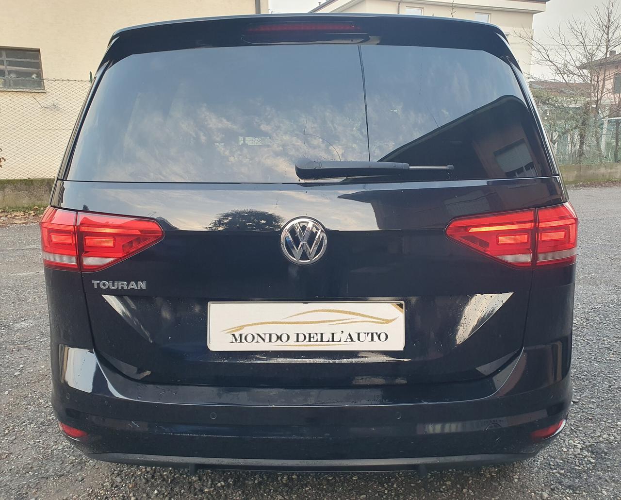 Volkswagen Touran 7posti 1.6 tdi 115cv executive euro 6b