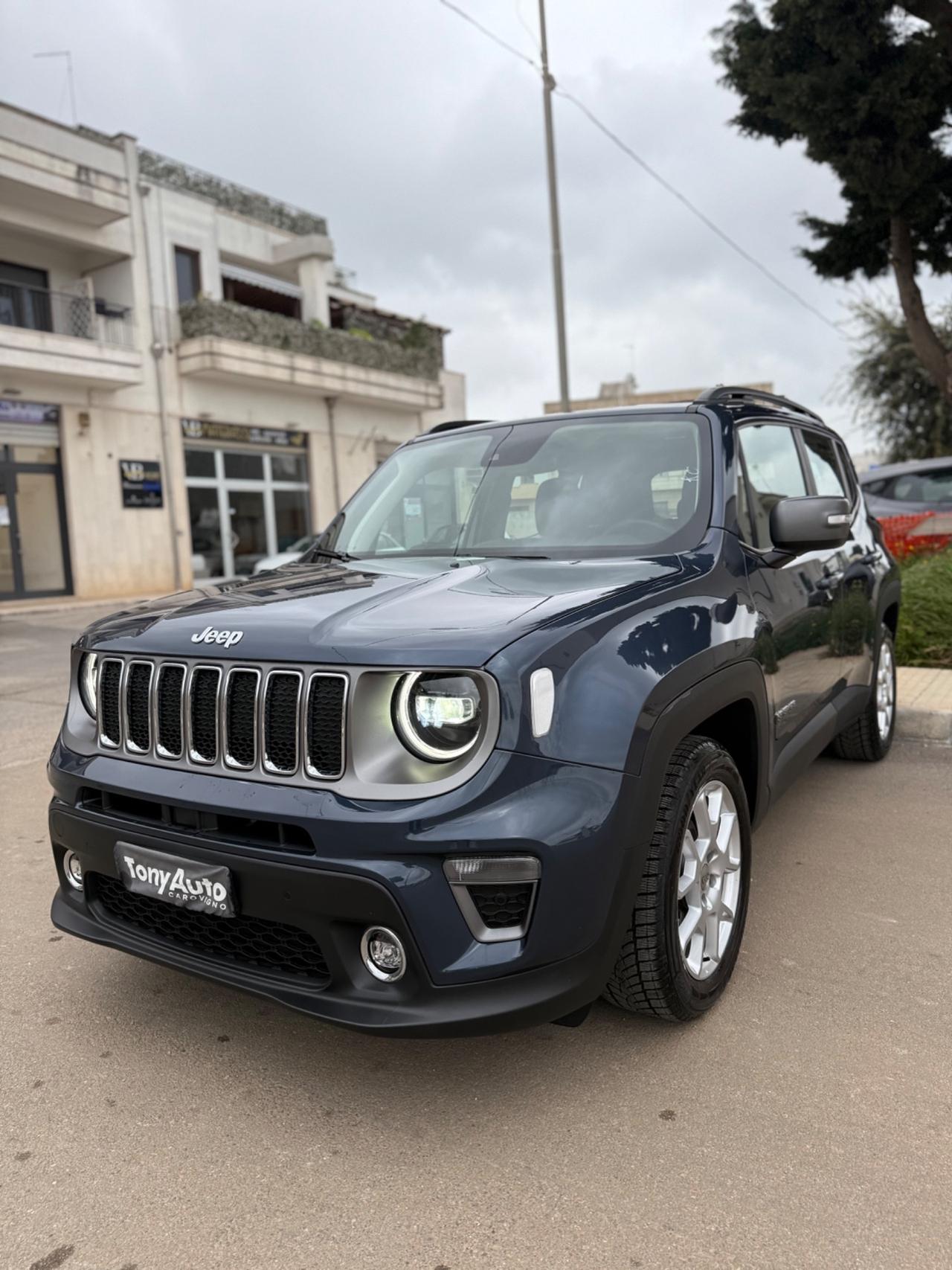Jeep Renegade 1.6 mjt Limited 130cv FULL LED,NAVI,APP CONNECT,AZIENDALE JEEP ITALIA CON GARANZIA 1 ANNO
