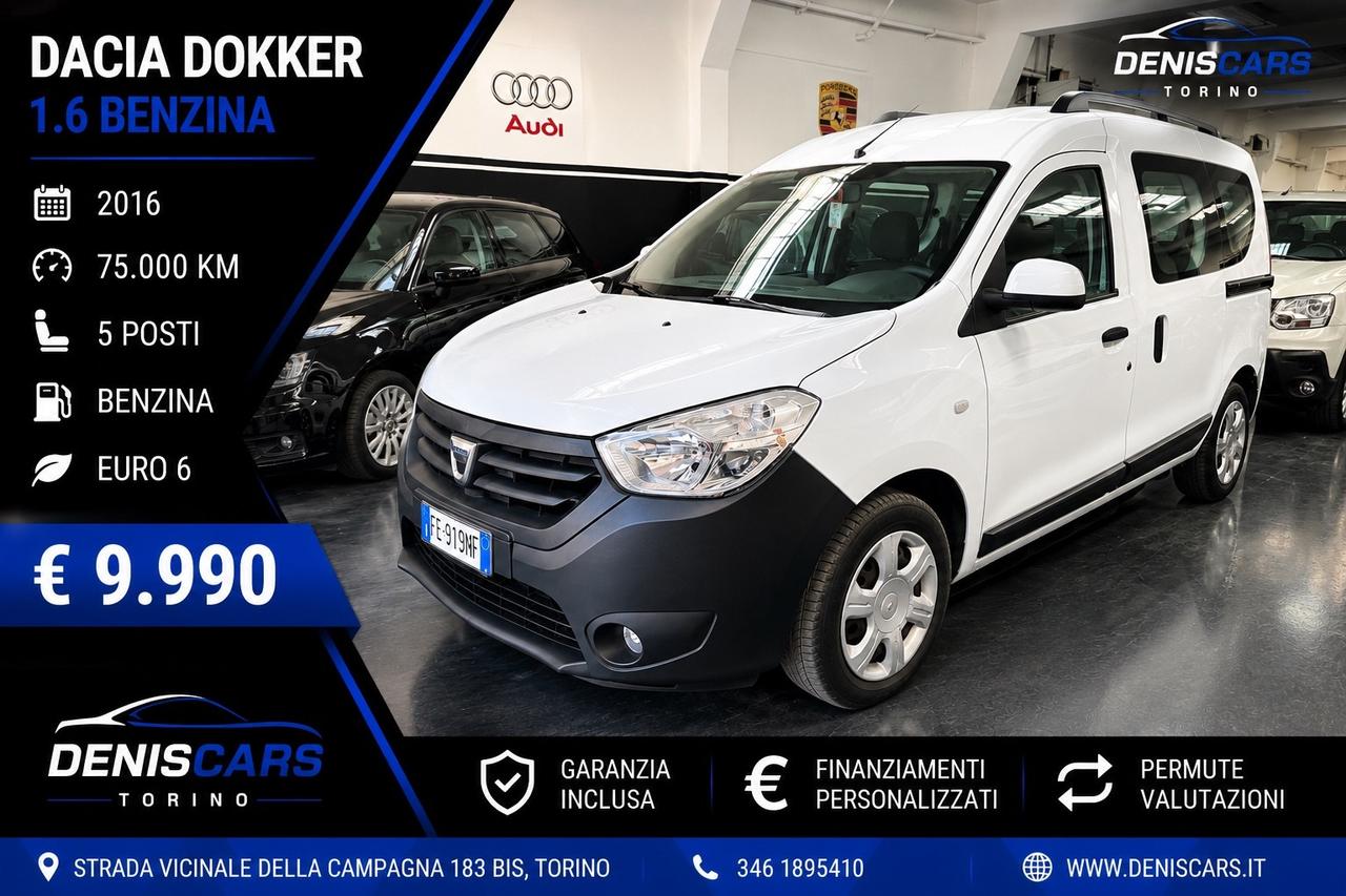 Dacia Dokker 1.6 8V 100CV Start&Stop Lauréate
