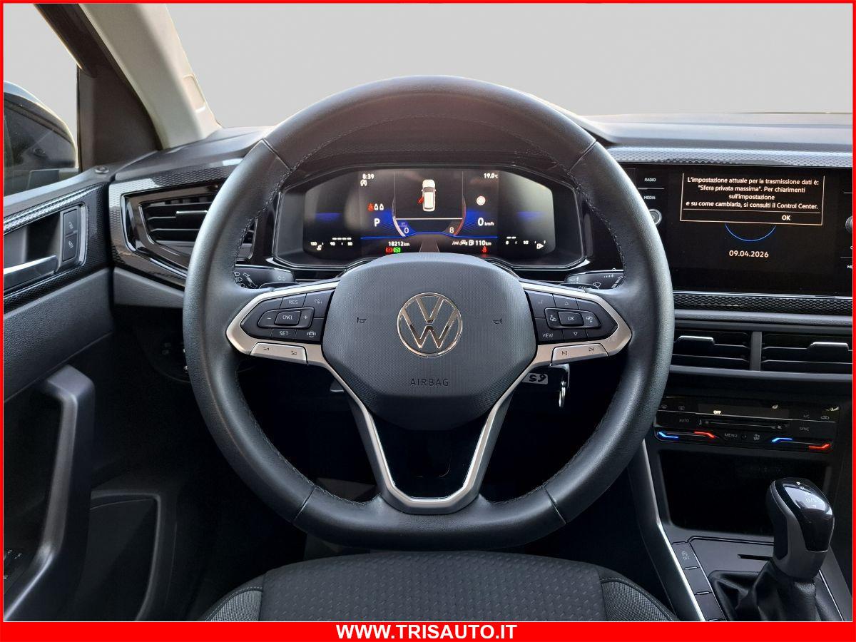 VOLKSWAGEN Polo 1.0 TSI DSG Life NEOPATENTATI (FARI LED+NAVI)