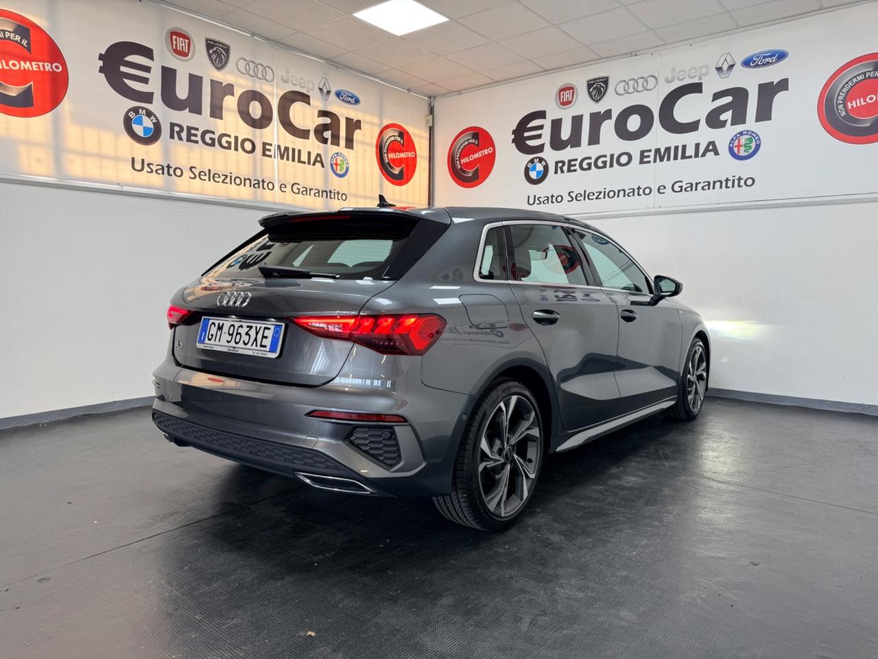 Audi A3 SPB 30 2.0 TDI 116CV S tronic S line edition 06/2023 NEOPATENTATI EURO 6D TEMP
