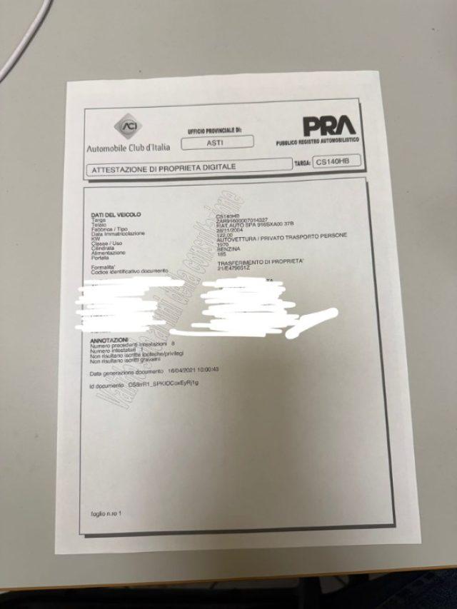 ALFA ROMEO Spider 2.0i JTS 16V cat Serie Sp. 2004