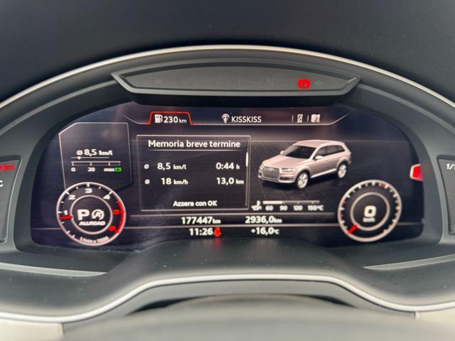 AUDI Q7 3.0 TDI 272cv Quattro (Tetto/Gancio/7posti/Pelle)