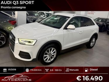 Audi Q3 2.0 TDI 120 CV Sport FINANZIABILE
