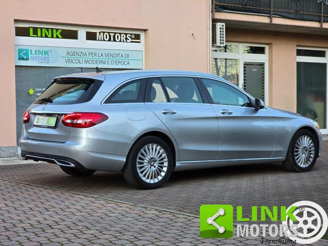 MERCEDES-BENZ C 220 d S.W. Auto Exclusive E6 AdBlue Pneumatiche