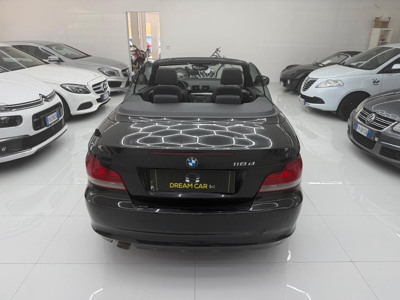 BMW 118d Cabrio 2.0 143Cv 5p. Diesel -Ok Neopatentati