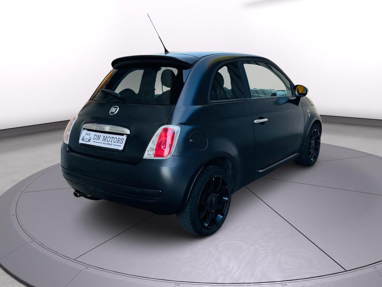 Fiat 500 S 1.2 benzina fine 2011 total black neo patentati