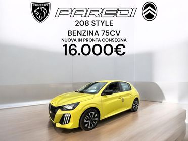 Peugeot 208 benzina 75 Stop&Start style