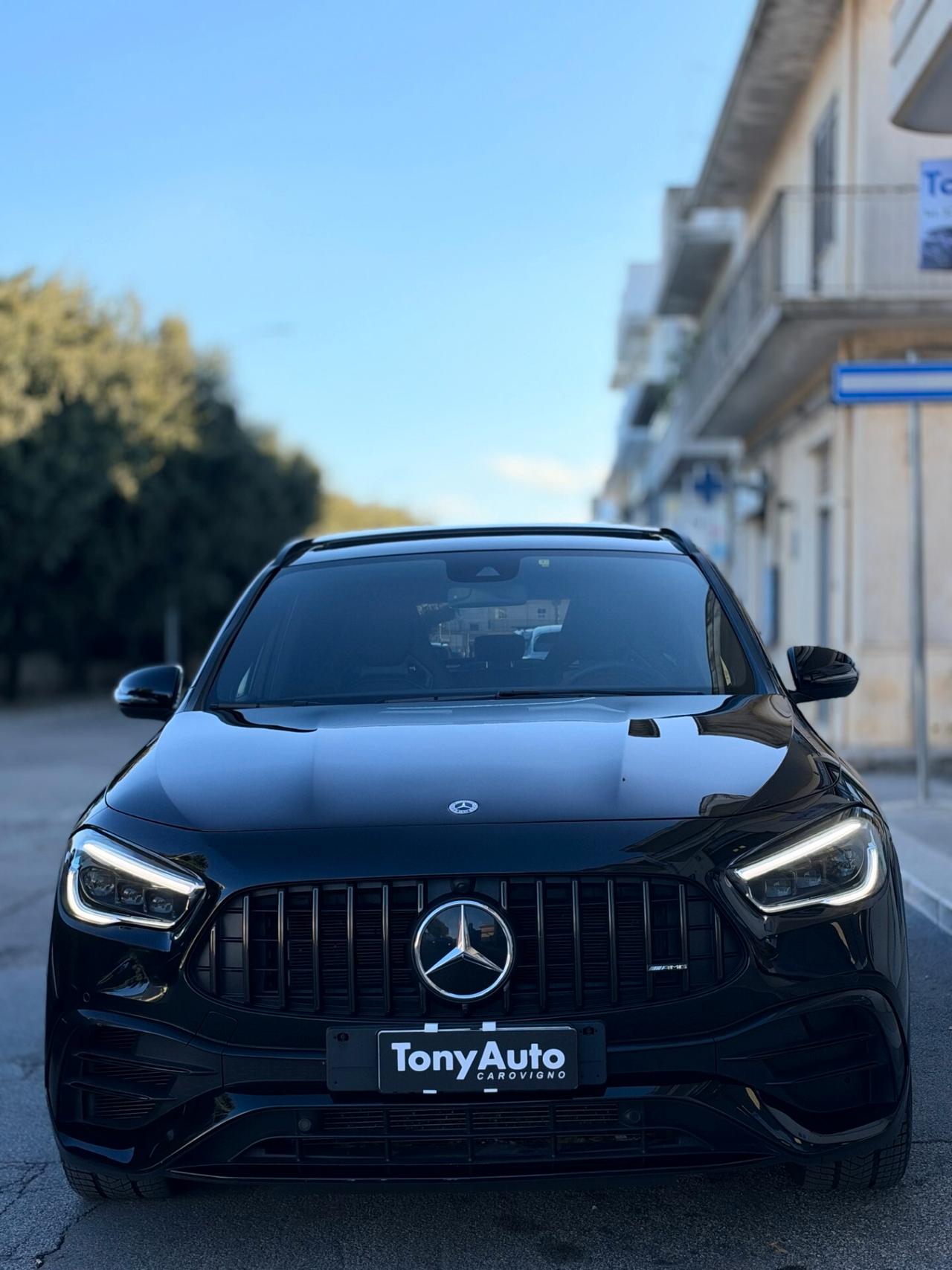 Mercedes-benz GLA 45 AMG S 4matic TURBO con TETTO APRIBILE,AMG PERFOMANCE,LUCI SOFFUSE,INTERNI IN PELLE AMG,VOLANTE AM