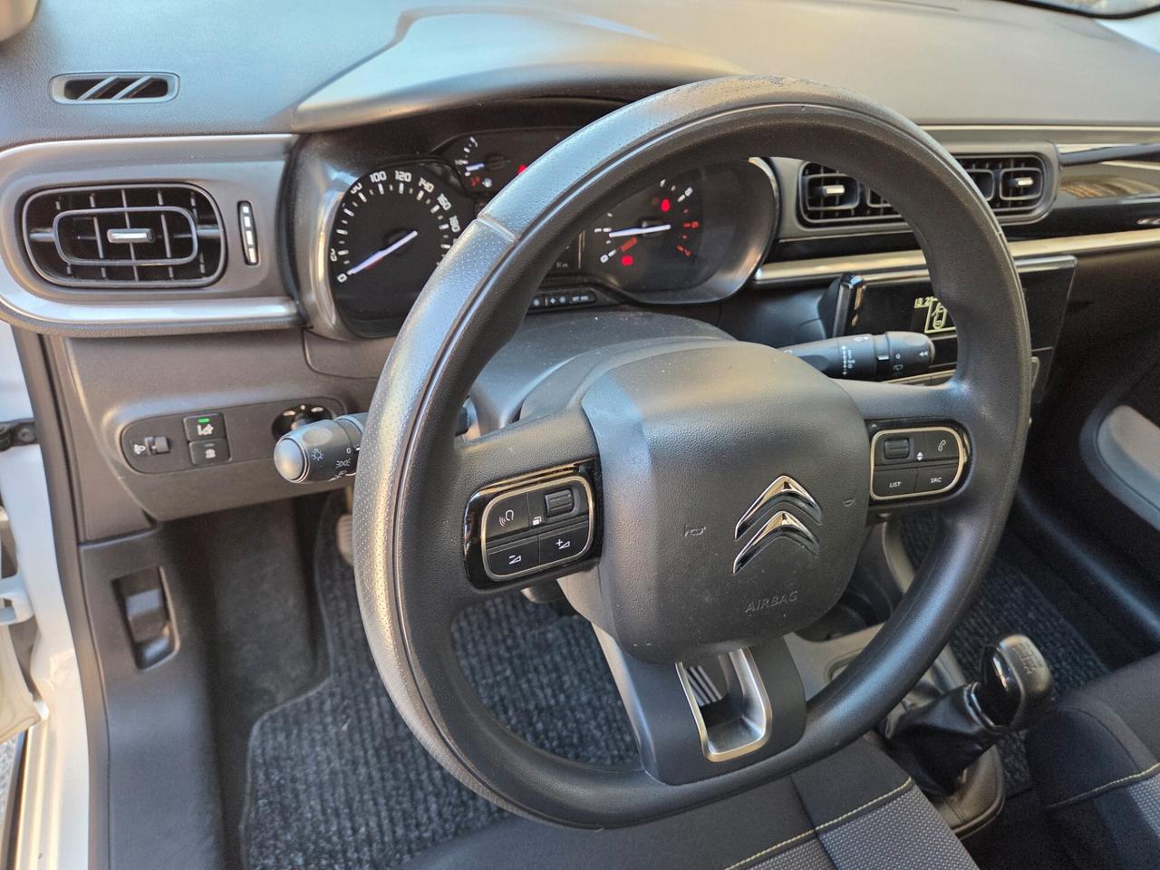CITROEN C3 1.5 DIESEL 102 CV ANNO 2019 VAN 2 POSTI KM CERTIF