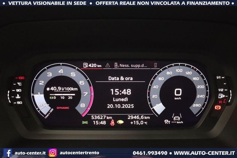 Audi A3 Sportback 35 TFSI Advanced LED 1.5 150CV