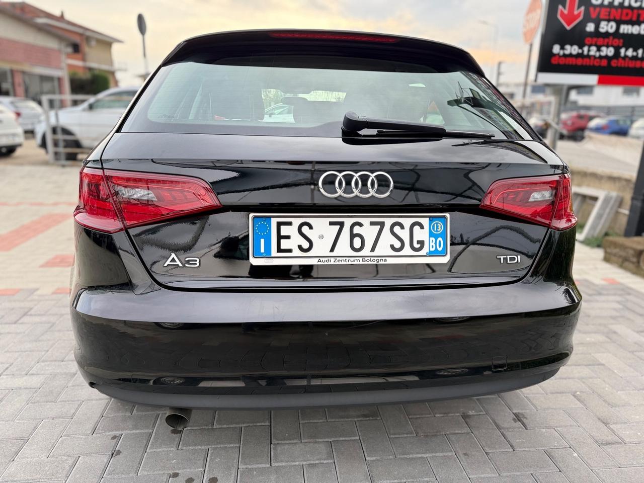 Audi A3 1.6 TDI 5PORTE .UNICO PROPRIETARIO