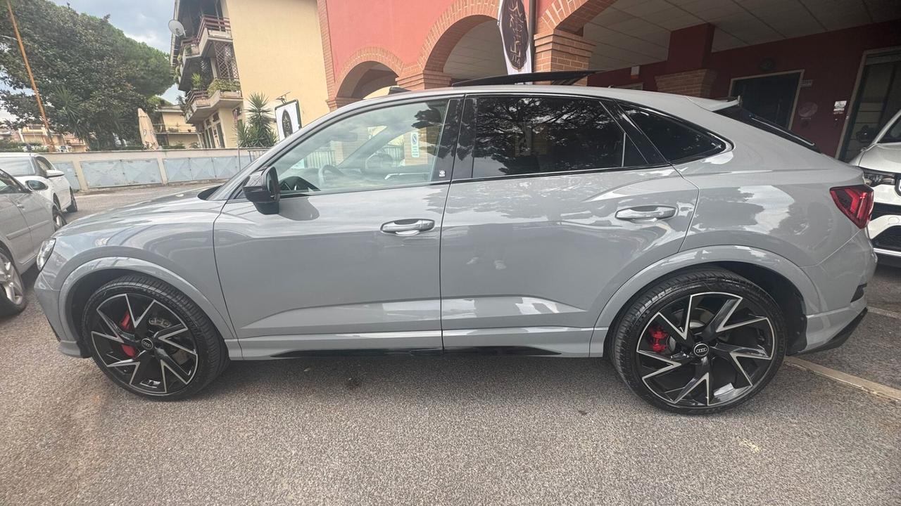 Audi RS Q3 R3 SPORTBACK GRIGIO NARDò TETTO APRIBILE GARANZIA CASA MADRE 2027