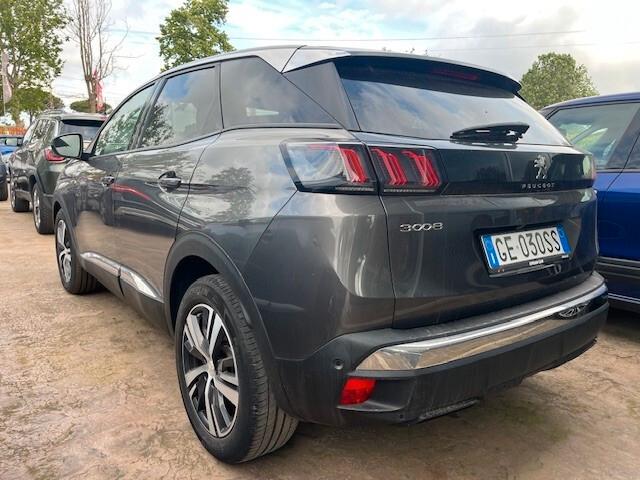 Peugeot 3008 PELLE TELECAMERA POST 130CV SENSORI AUTO KEYLESS IVA ESP