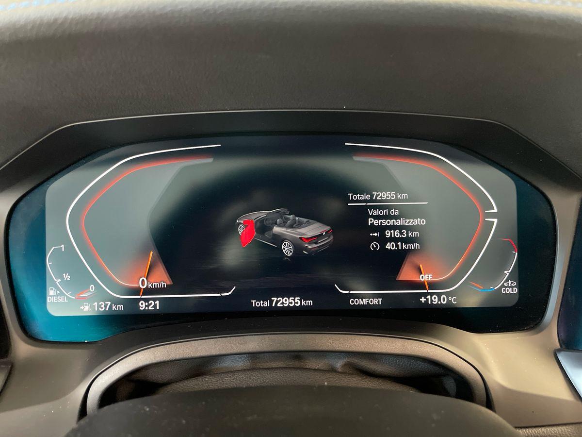 BMW Serie 4 G23 2020 Cabrio - 420d Cabrio mhev 48V Msport auto