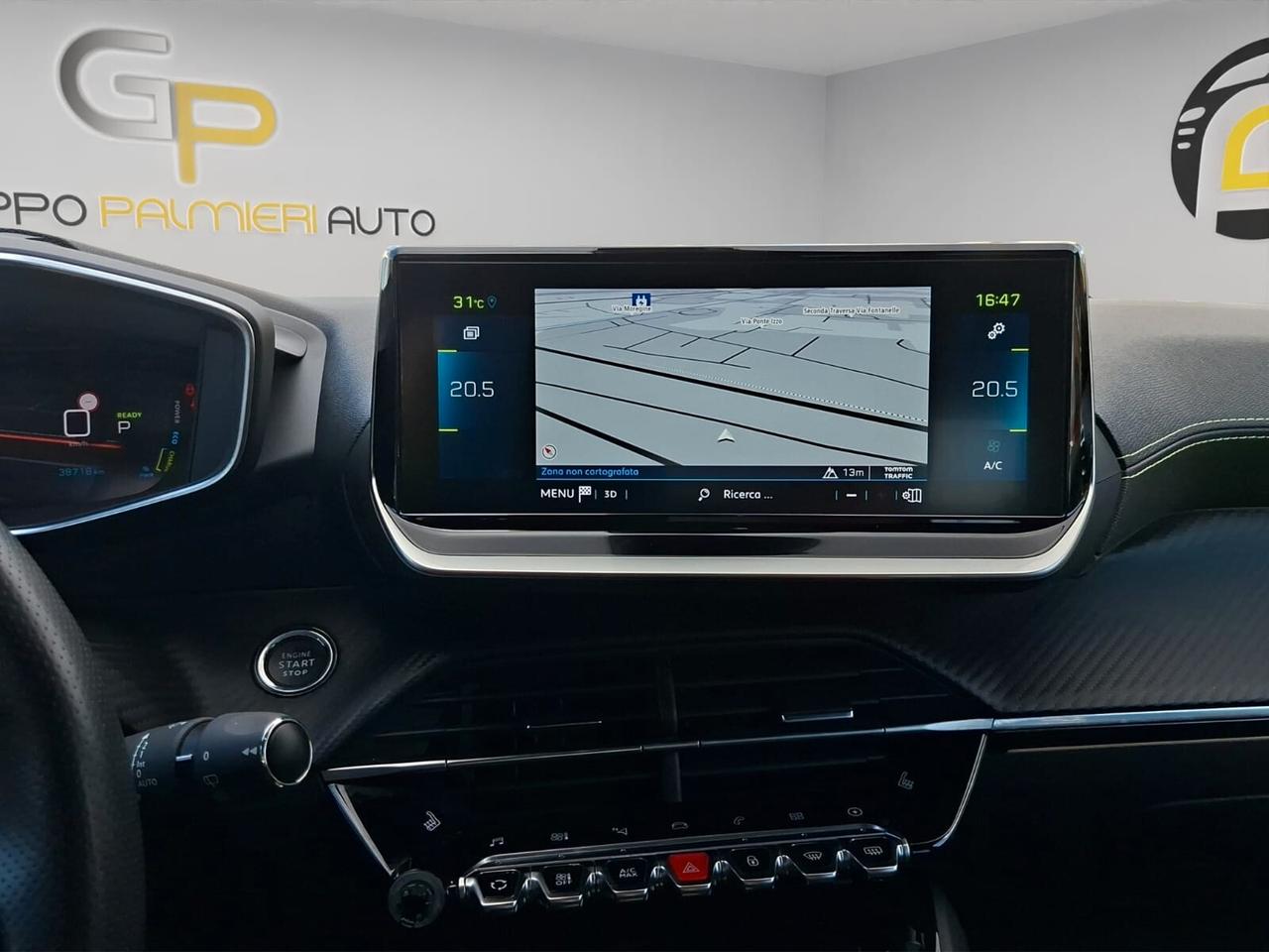 Peugeot 208 motore elettrico 136 CV 5 porte GT