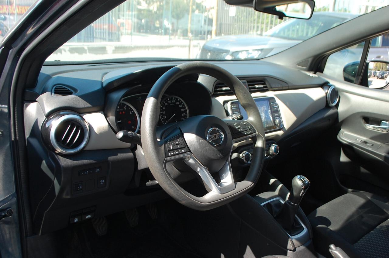 Nissan Micra 1.0 ig-t Acenta 92CV Uff Italy USB App Clima