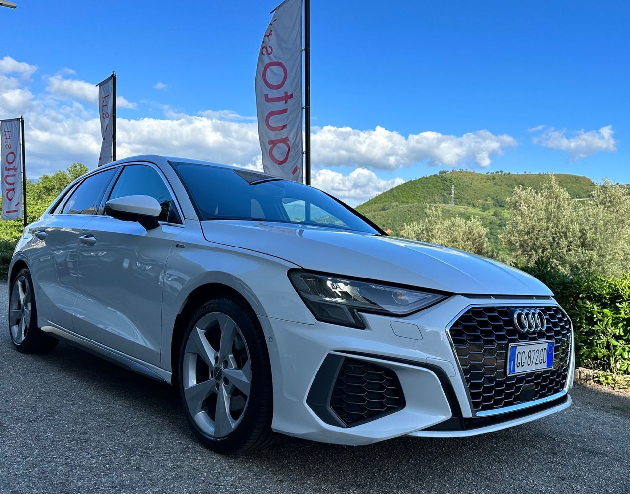 A3 SPB 2.0 TDI 116 cv S line BIANCO PERLA S-TRONIC