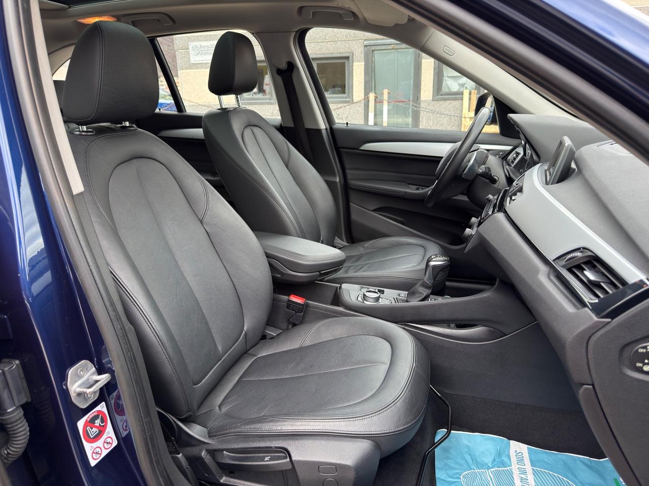 BMW X1 18d F48 XDRIVE AUTOMATICA - TETTO APRIBILE - PELLE - NAVIGATORE