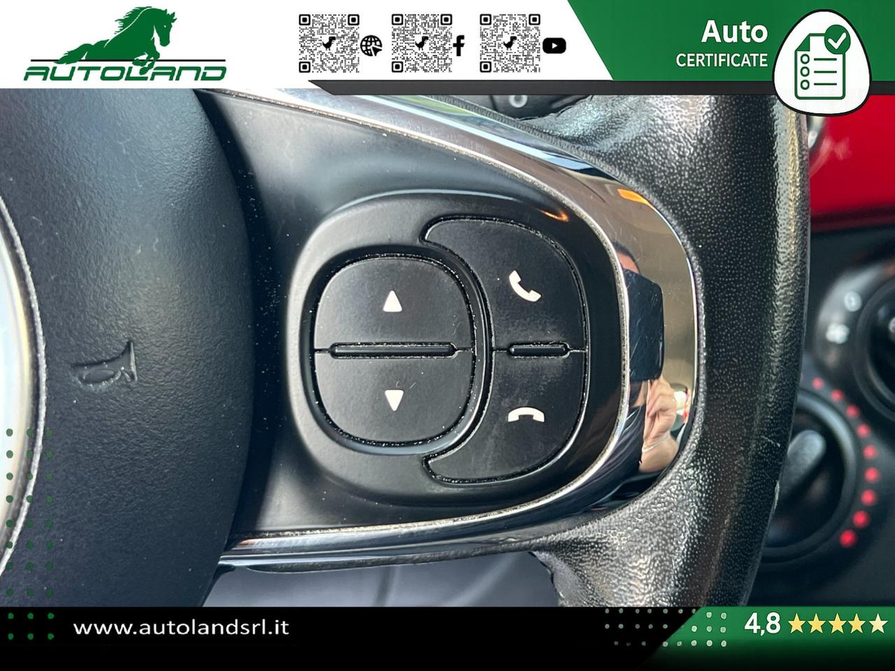 Fiat 500 1.2 69cv my19 Ok Neopatentati - Sensori di Parcheggio - Cruise Control - Uconnect 5"