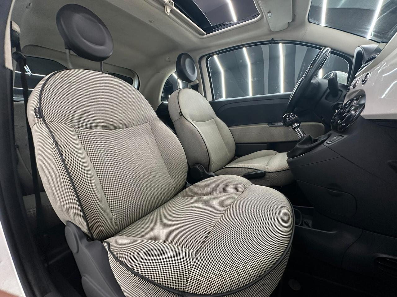 Fiat 500 1.2 69cv-TETTO APRIBILE-KM CERTIFICA-PERMUTE