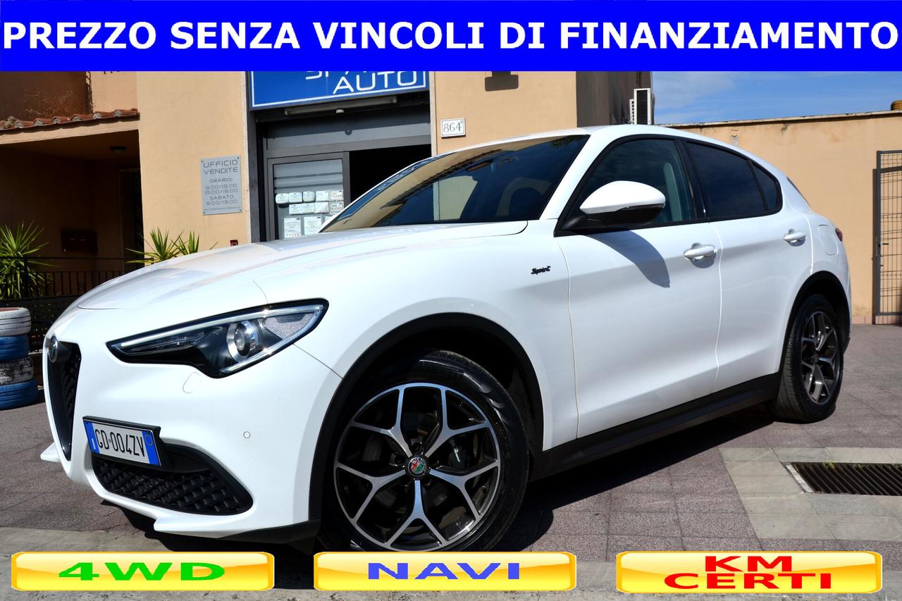 Alfa Romeo Stelvio 2.2 190CV AT8 Q4 SPRINT • PREZZO SENZA VINCOLI • UNIPRO' • ITALIANA • FATTURABILE • GARANZIA 12 MESI