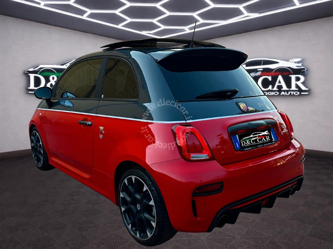 Abarth 595 1.4 Turbo T-Jet 180 CV MTA Competizione TETTO XENO PDC AUDIO BEATZ ANTIFURTO PELLE TAGLIANDI UFFICIALI